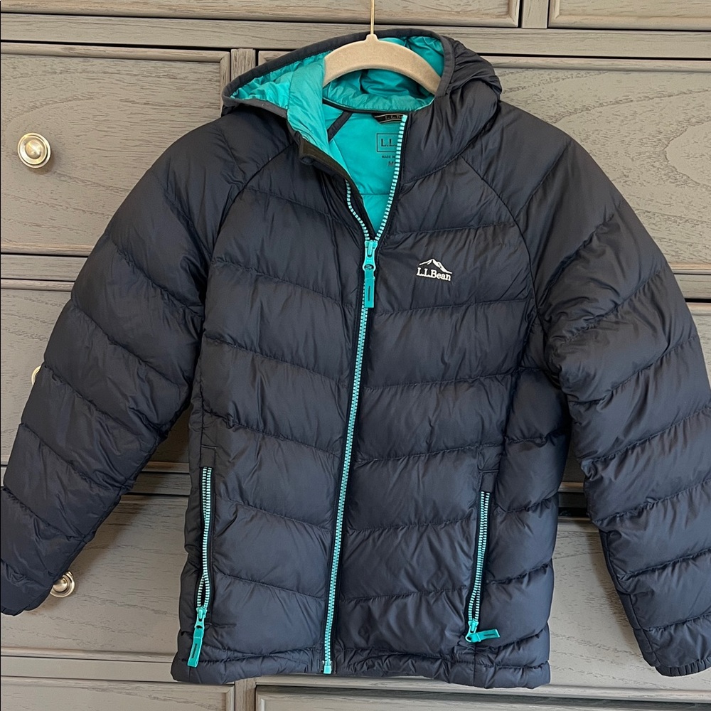 Kids L.L. Bean Down Jacket, size M (10-12)